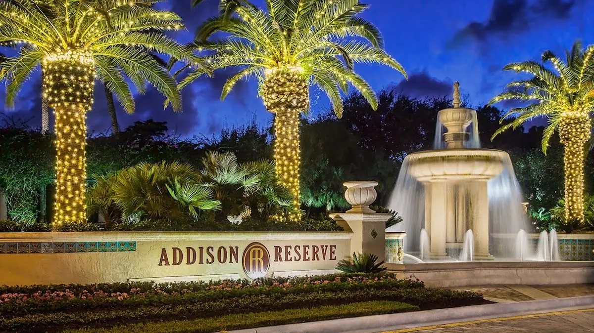 Addison Reserve Country Club padel courts in Delray Beach, Florida