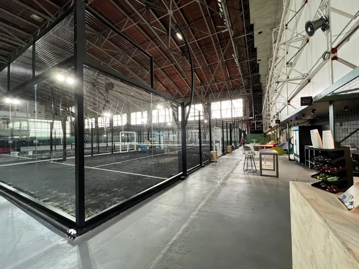 Bay Padel Treasure Island outdoor padel courts in San Francisco, California