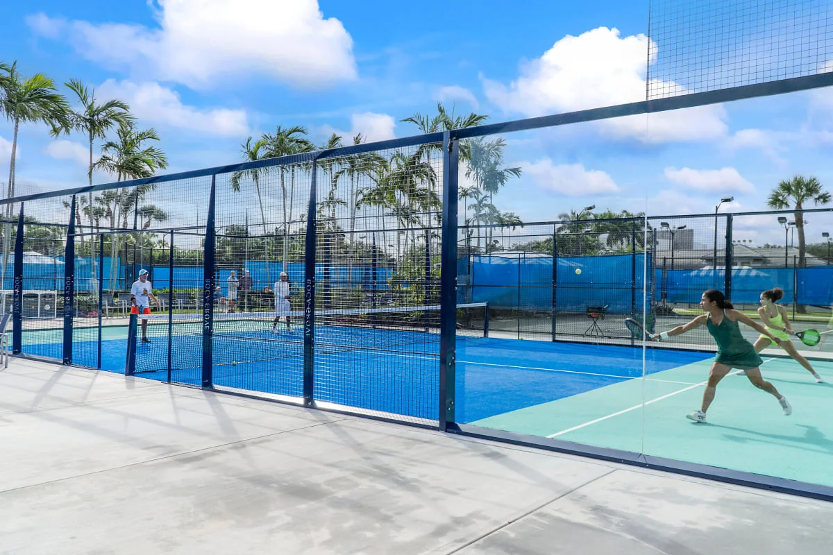 Boca Grove outdoor padel courts in Boca Raton, Florida