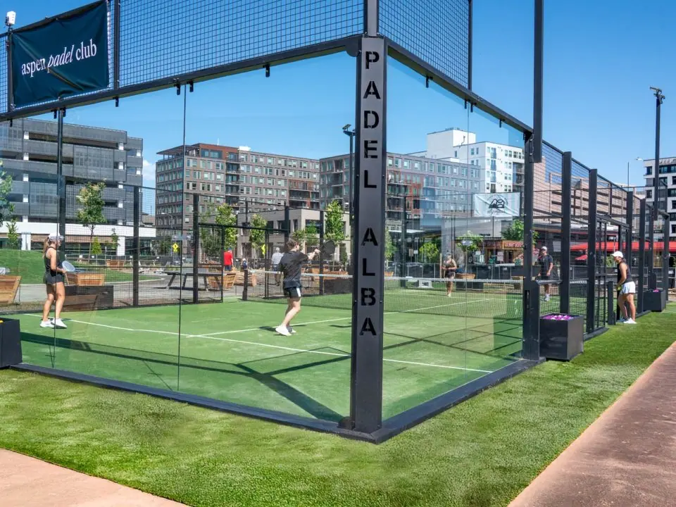 Cloud 9 Park Padel outdoor padel courts in Denver, Colorado