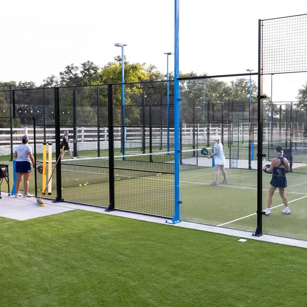 Dripping Springs Racquet Club indoor padel courts in Austin, Texas