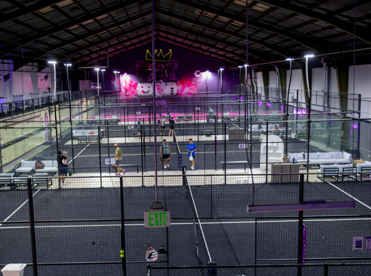 Kingdom of Padel indoor and outdoor padel courts in San Diego, California
