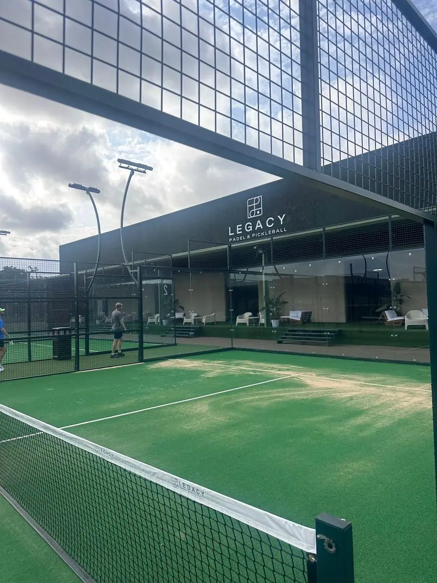 Legacy Padel & Pickleball indoor and outdoor padel courts in Austin, Texas