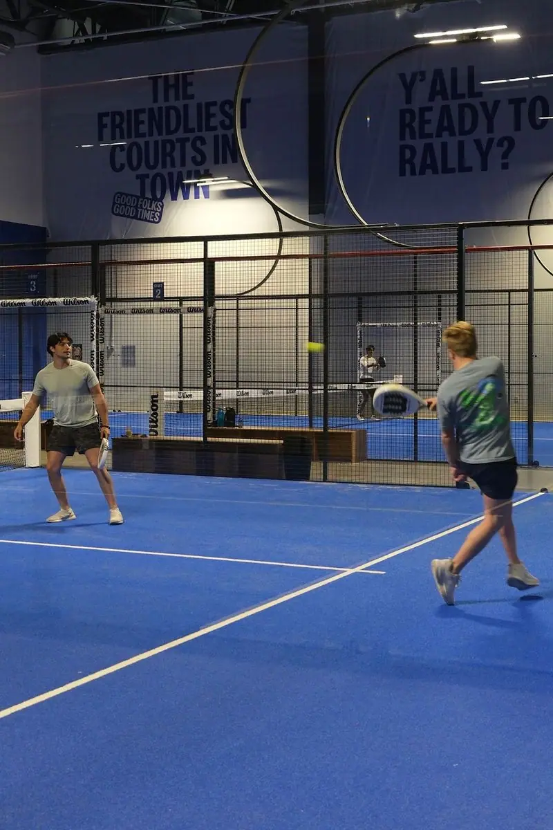 Lobb's Padel indoor padel courts in Spring, Texas