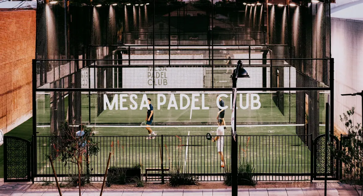 Mesa Padel Club outdoor padel courts in Mesa, Arizona