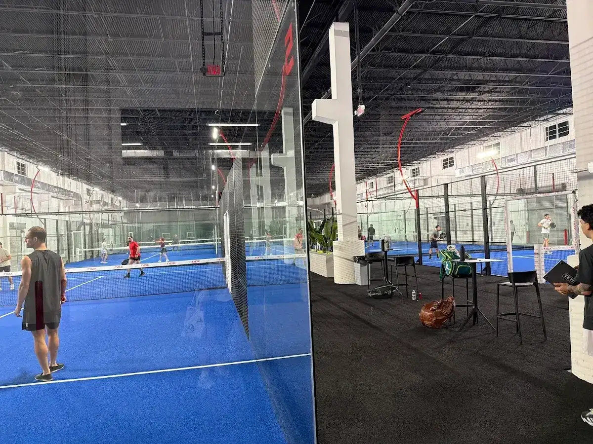 Ola By Nox indoor padel courts in Doral, Florida