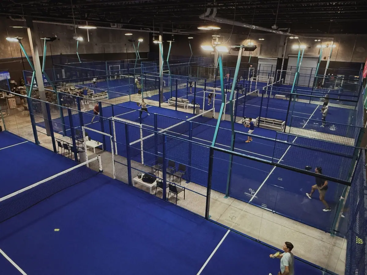 Open Padel Club by Lasaigues indoor padel courts in Miramar, Florida