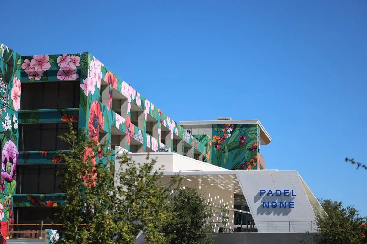 Padel N9NE outdoor padel courts in San Diego, California