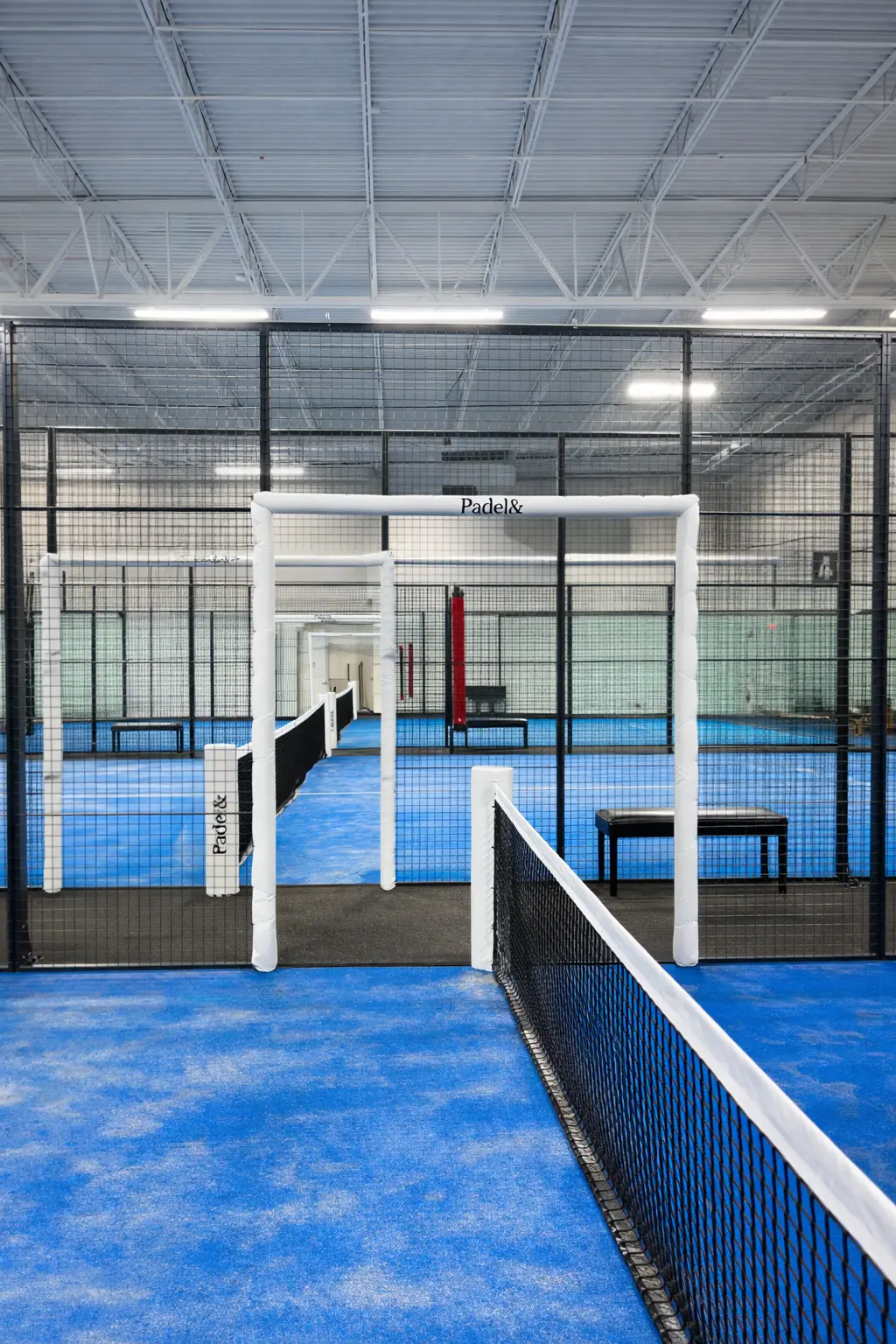Padel& Syosset indoor padel courts in Syosset, New York