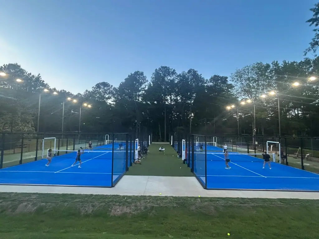 Racket Social Club Alpharetta padel courts in Alpharetta, Georgia