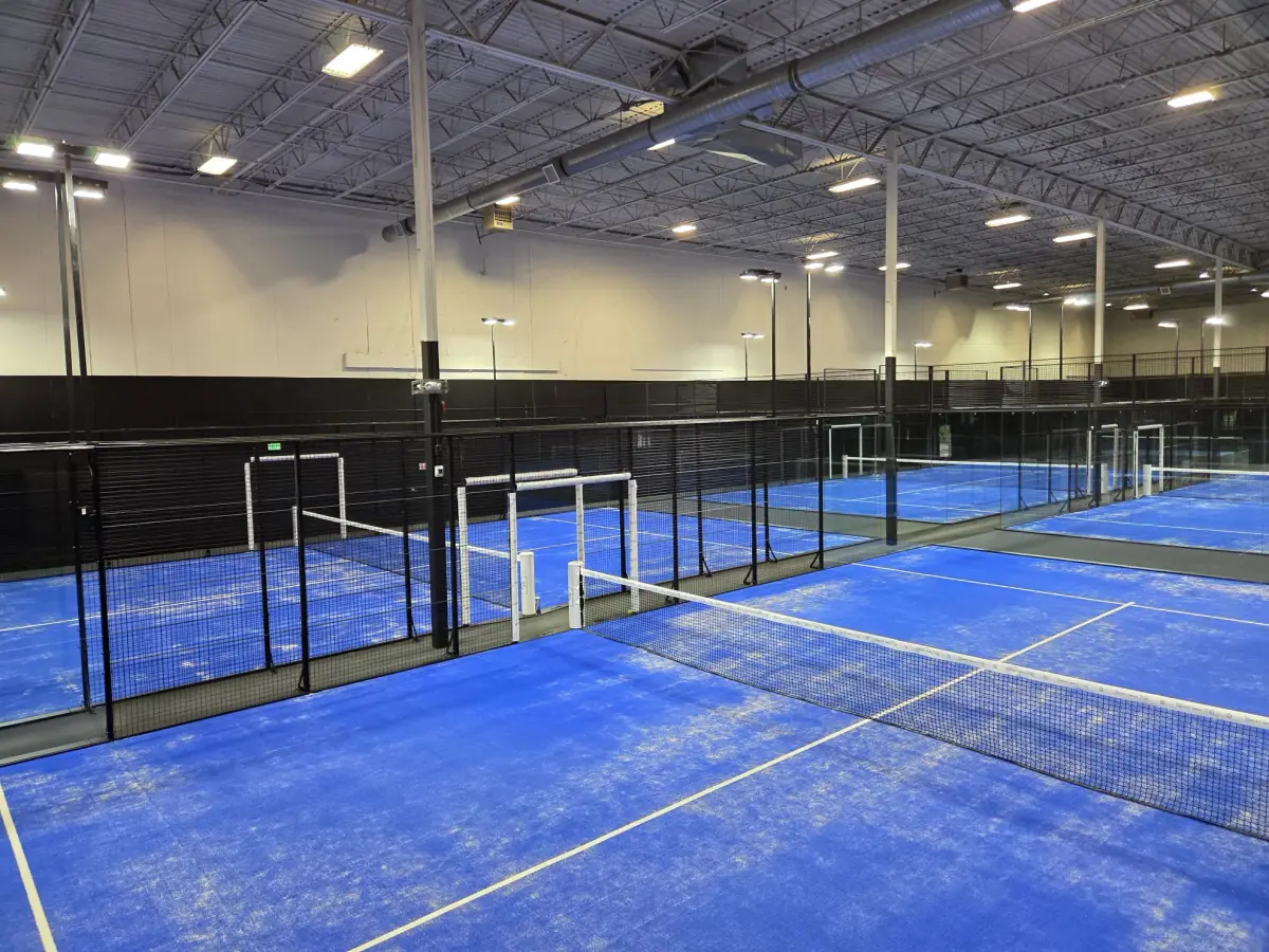 Racket Social Club Denver indoor padel courts in Englewood, Colorado