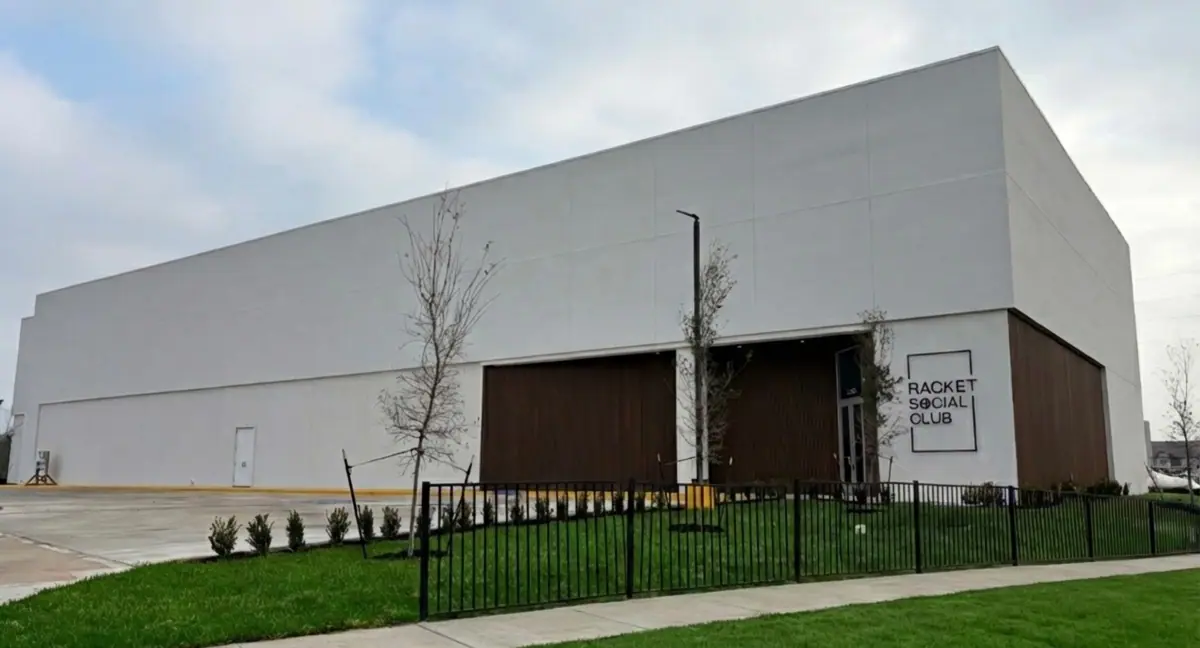 Racket Social Club Katy indoor padel courts in Richmond, Texas