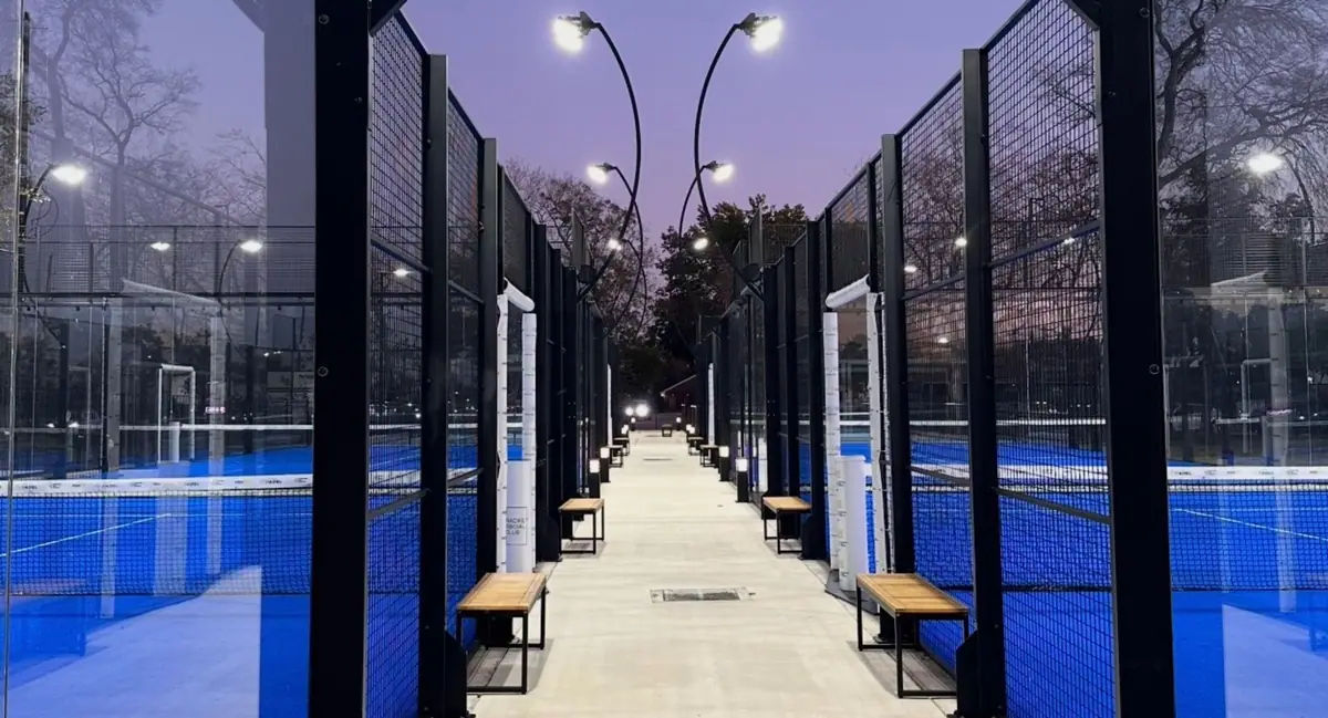 Racket Social Club Willowbrook outdoor padel courts in Houston, Texas