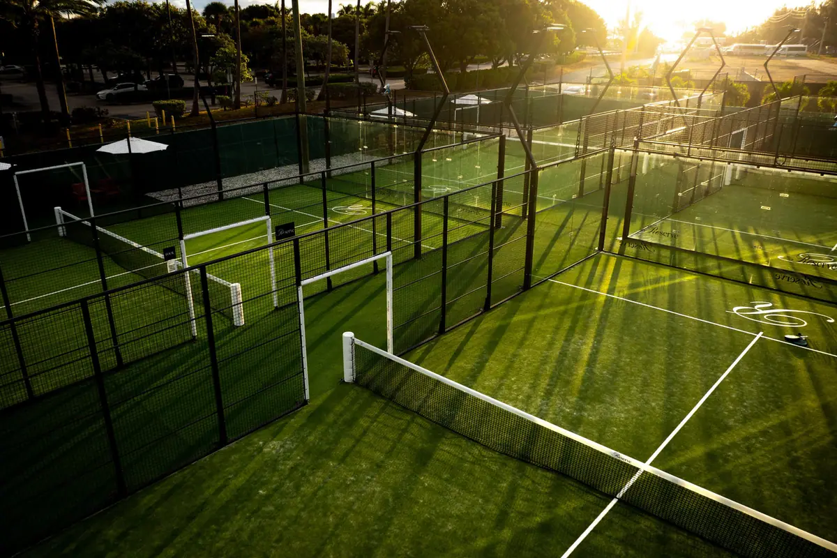 Reserve Padel SoLé Mia indoor and outdoor padel courts in North Miami, Florida