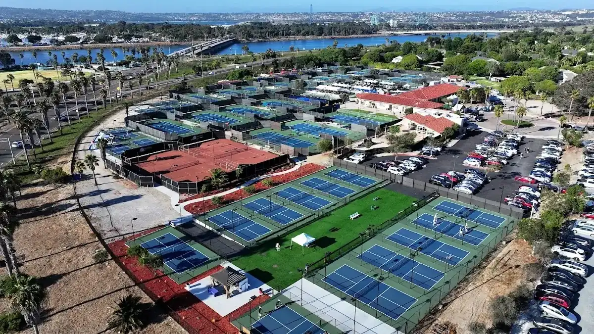 Taktika Padel at Barnes Tennis Center outdoor padel courts in San Diego, California