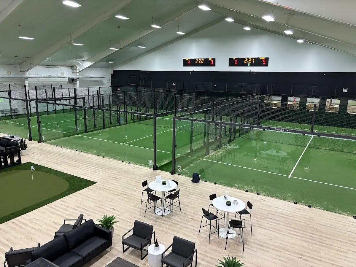 The Club at Monroe indoor padel courts in Monroe, New Jersey