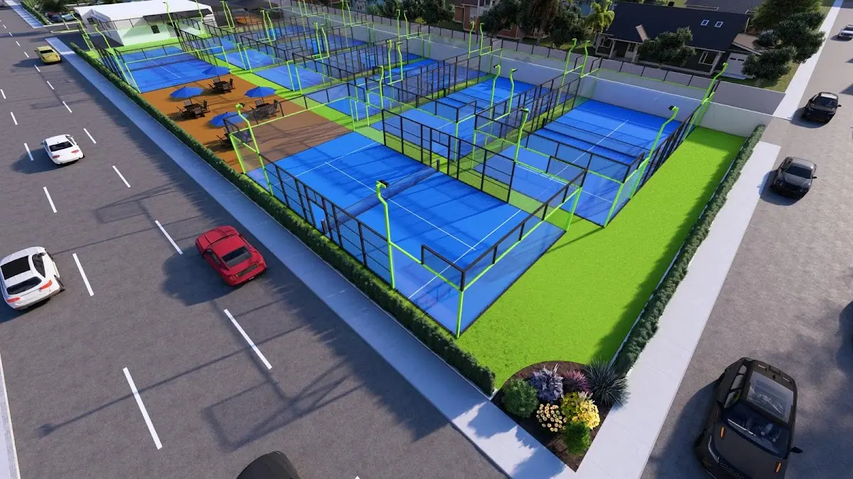 The Gables Padel outdoor padel courts in Miami, Florida