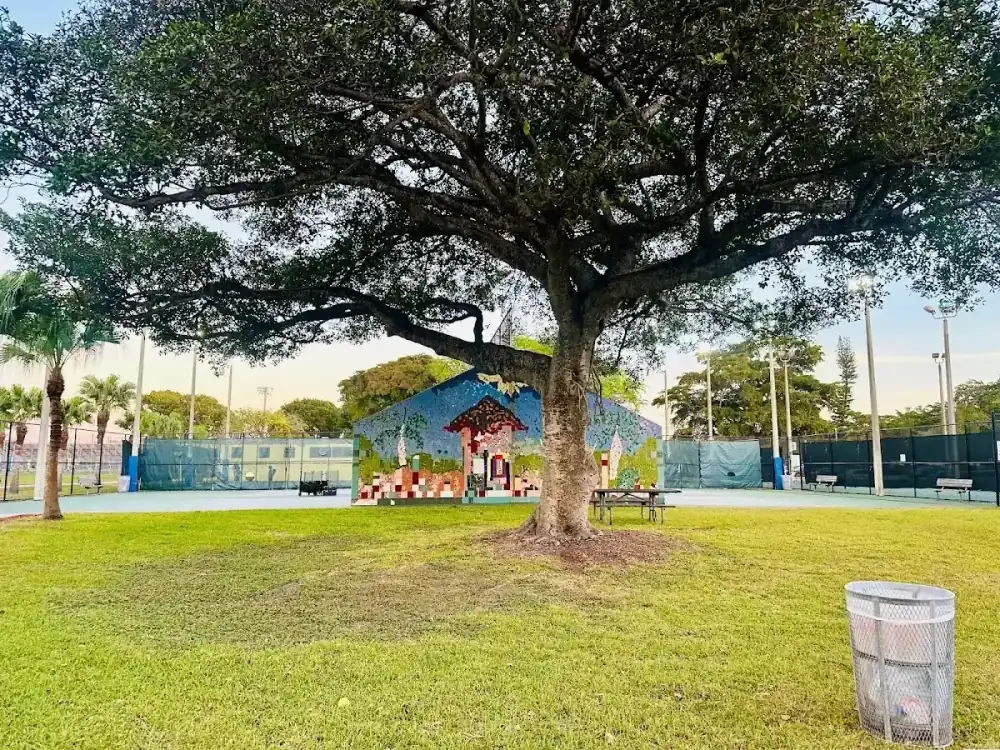 Tropical Park Tennis Center outdoor padel courts in Miami, Florida