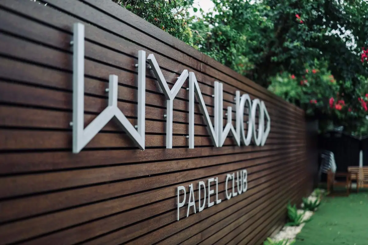 Wynwood Padel Club outdoor padel courts in Miami, Florida
