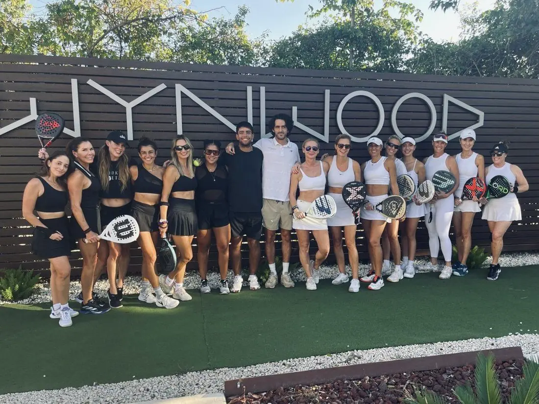 Wynwood Padel Club outdoor courts in Miami's arts district