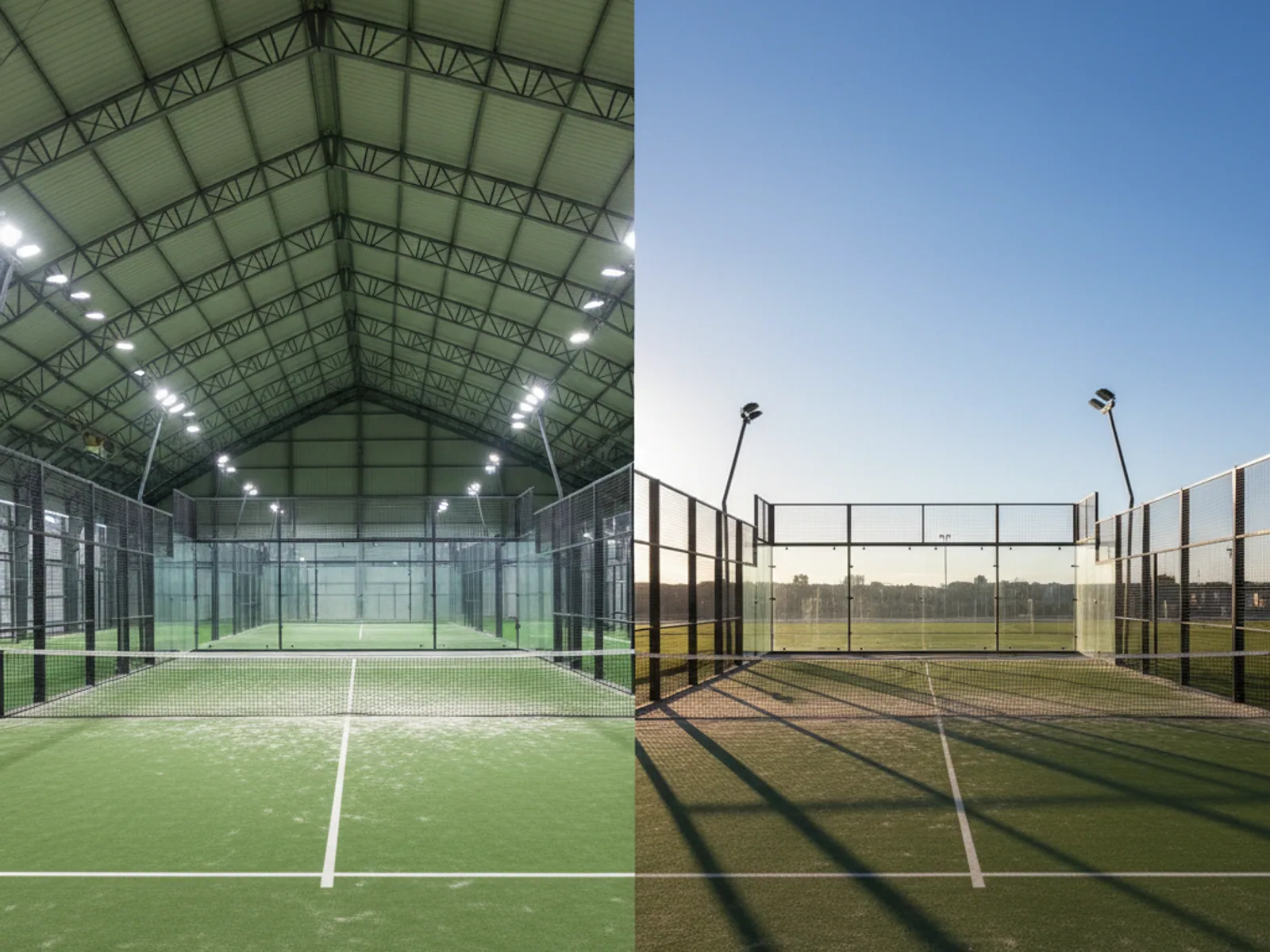 Indoor vs outdoor padel: what the building does to your game